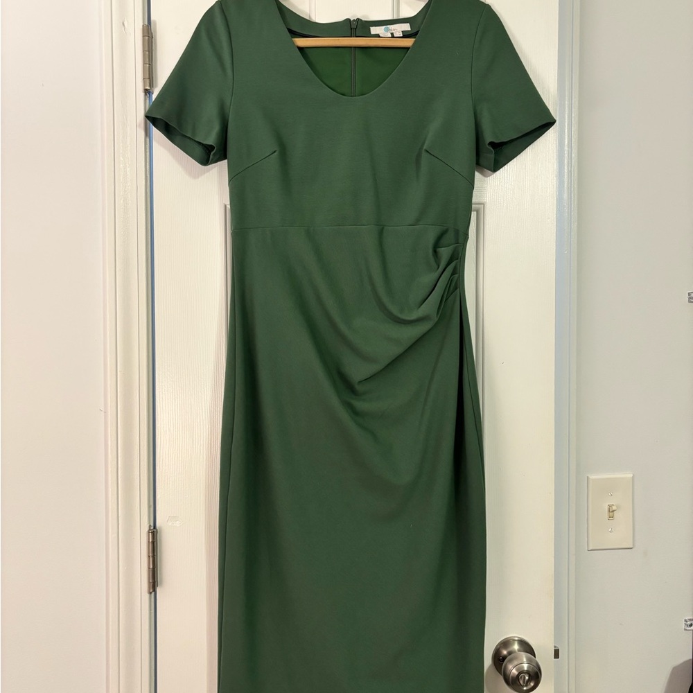 Boden Forest Green Midi Dress